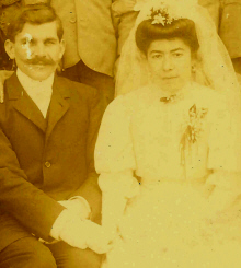 Camille Joseph Aubert et Henriette Alice Yvonne Bretet le 29/04/1908