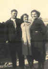Charles Aim Bretet , Marie Josphe Ricolleau et Annick Bretet leur fille - 1941 Ile D'Yeu.