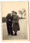 Claude Bretet et Jeanine Lman - 1949 - Marcilly le Hayer