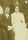 Mariage de Jean Philippe Aim Bretet et de Eugnie Georgina Aubin  - le 28/10/1901 Noirmoutier