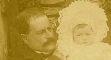 Jean Philippe Bretet et Odette Jeanne Bretet le 29/04/1908 Ile d'Yeu 