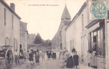 La Chapelle Heulin : La Grand Rue prs de l'glise