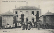 Dierrey St Julien : la Mairie et l'cole