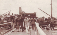 Fromentine : Arrive du bateau de l'Ile d'Yeu
