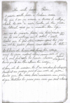 Henriette Alexandrine Gouillet : manuscrit du pome " La vieille femme " - Document transmis par Charline Emma Pruneau