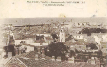 Ile D'Yeu : Panorama de Port Joinville depuis le clocher de l'glise