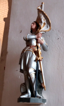 Jeanne d'Arc - Intrieur de l'Eglise de Marcilly le Hayer -  J-L. Bretet 2017