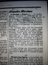 Le "Journal des Sables " du 17 Novembre 1922