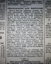 Le "Journal des Sables " du 20 Octobre 1922