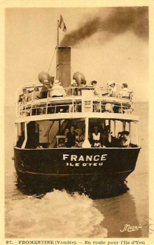 Fromentine : Le France en route pour l'Ile d'Yeu