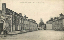 Marcilly le Hayer : Place de la Gendarmerie