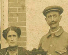 Adonis  Ernestine Guinand et Paul Menneret vers 1918 - Marcilly le Hayer (10)