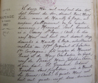 Acte de mariage de Paul Menneret et Adonis Ernestine Guinand le 12/05/1917  Marcilly le Hayer (10) - Recto