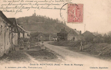 Montaigu : Route de Mauregny
