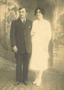 Gabrielle Germaine Bretet et Olivier Pruneau - le 11/04/1923 - Ile d'Yeu