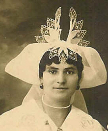 Malvina Queffelec vers 1923 - Les Sables d'Olonne