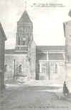 St Hilaire des Loges - Clocher  de l'Eglise Romane vers 1910 ?